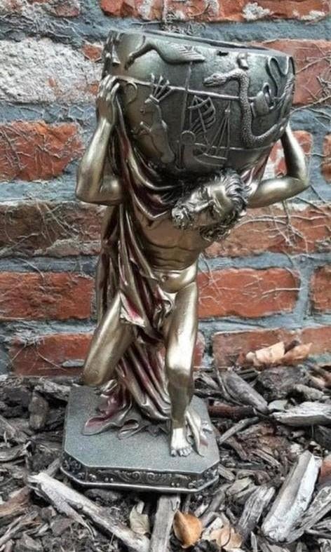 Atlas beeld - Decoratief en uniek!, Ophalen of Verzenden