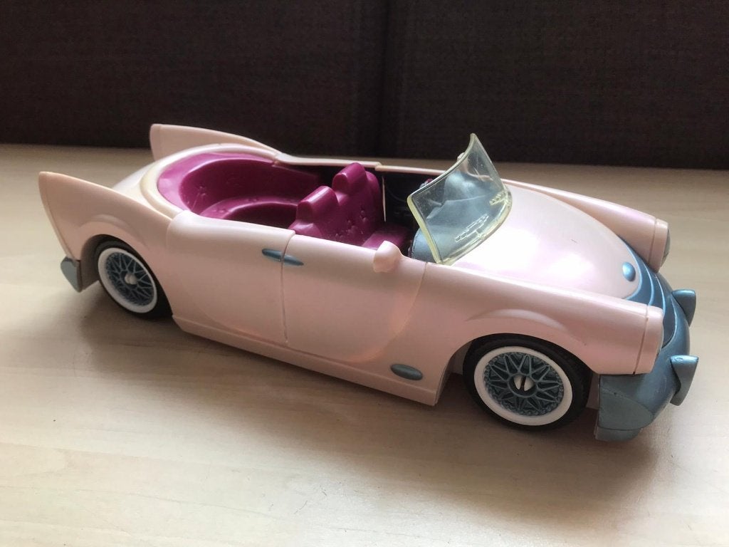 Speelgoed High School Pink Roze Auto 28 cm Polly Pocket Doll, Ophalen of Verzenden, Gebruikt