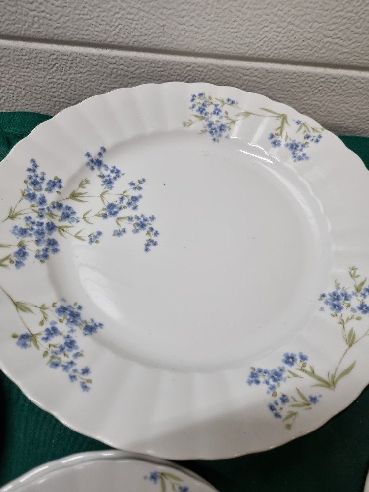 gebaksstel met blauwe vergeet mij nietjes, Huis en Inrichting, Ophalen of Verzenden, 'T Olde Gre-j, Info@toldegrej.nl, Endepoelstraat 20f Didam