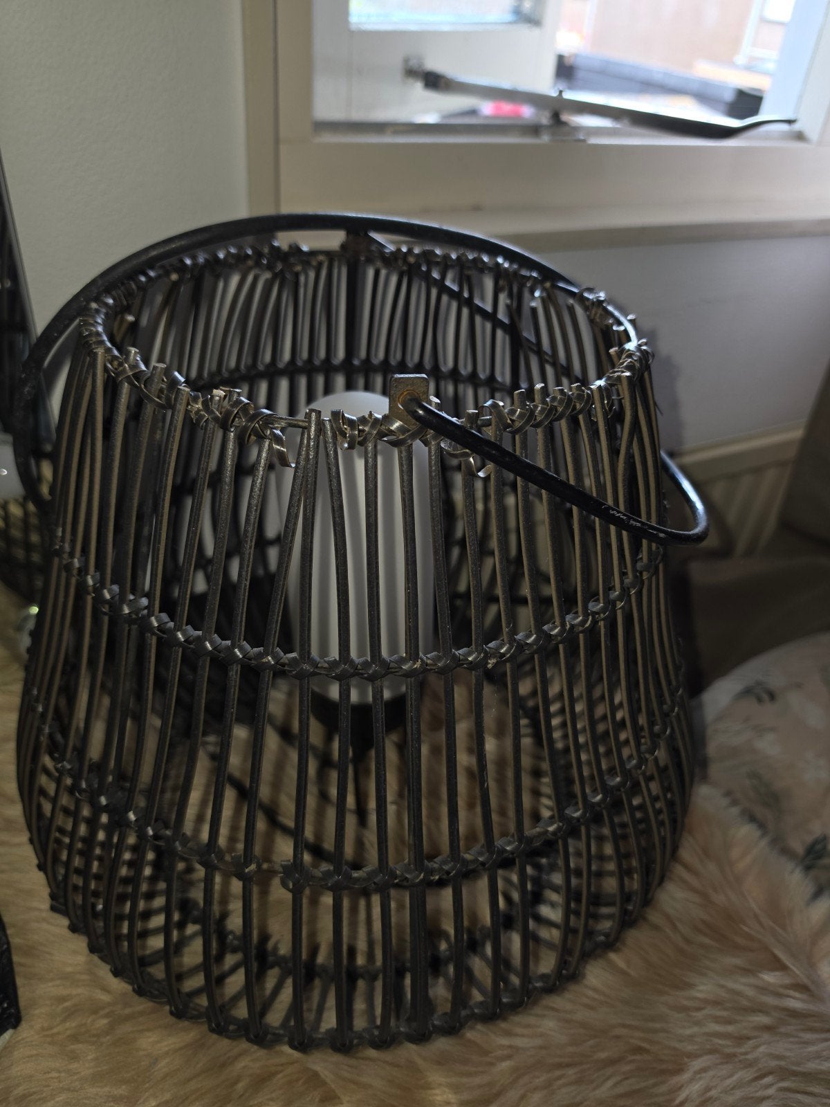 Brocante Lamp, Ophalen of Verzenden, Overige materialen