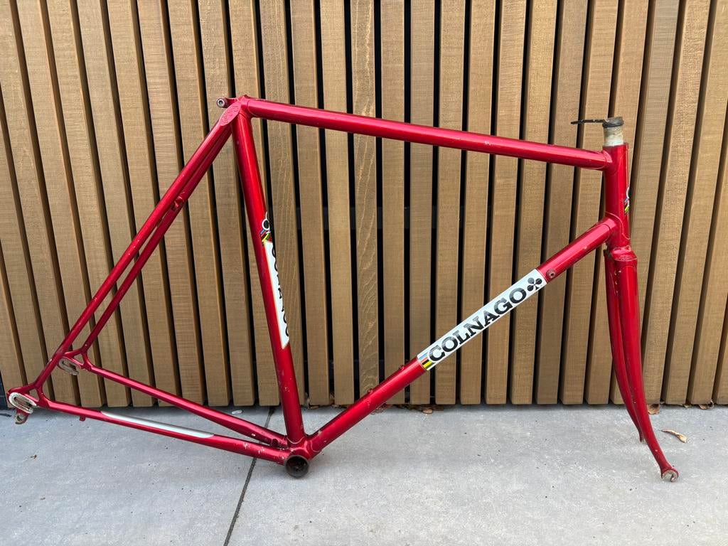Koga Miyata Team full pro retro frameset 56cm, Fietsen en Brommers, Fietsen | Racefietsen, 28 inch, Gebruikt, Staal, Ophalen of Verzenden