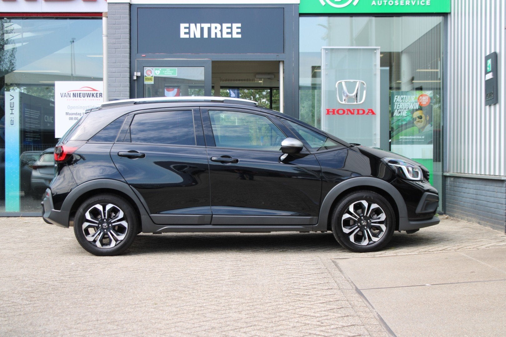 HONDA Jazz 1.5 e:HEV Hybrid Automaat Crosstar | Navi | Carpl, Automaat, Stof, 4 cilinders, Zwart