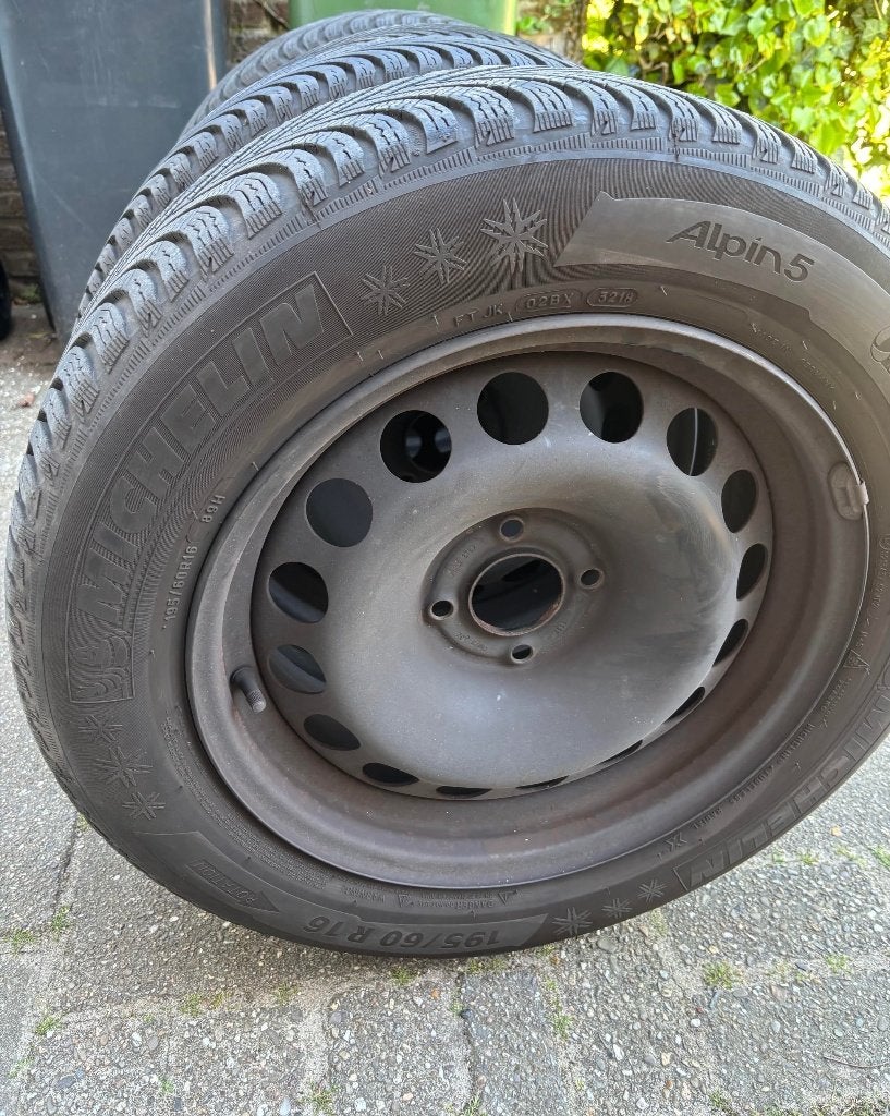 195/60 R16 Michelin winterbanden, Ophalen