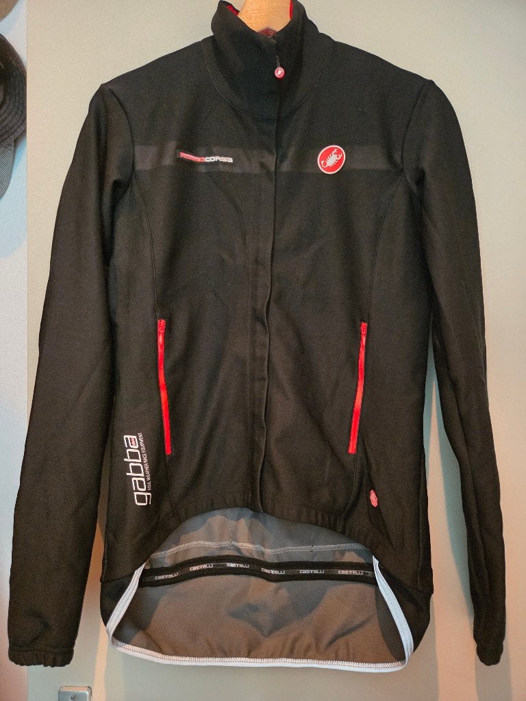 Castelli Gaba Rosso Corsa Womens Cycling Jacket, Fietsen en Brommers, Castelli, M, Ophalen of Verzenden, Zo goed als nieuw