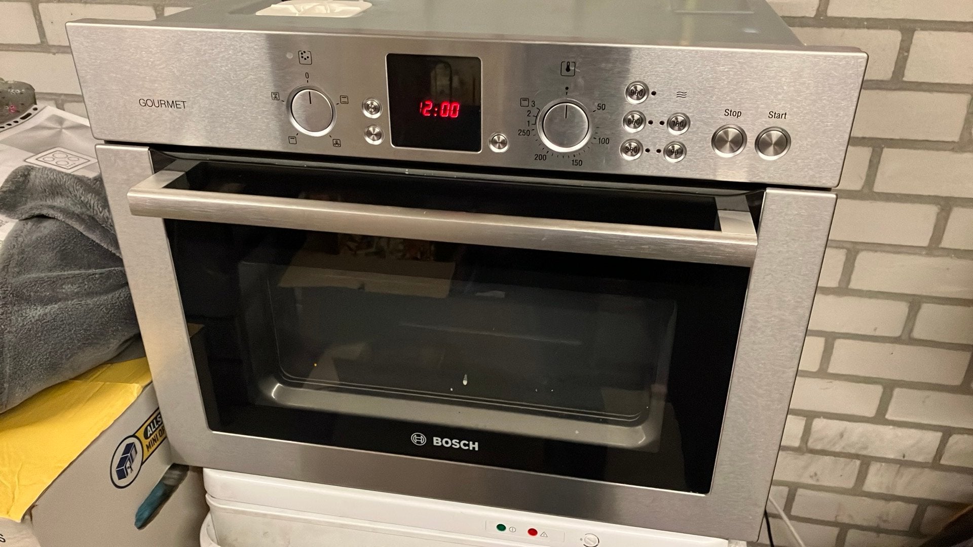 Bosch Gourmet Inbouw Combi-oven met Magnetronfunctie, Witgoed en Apparatuur, Ovens, Ophalen, 45 tot 50 cm, Gebruikt, Hete lucht