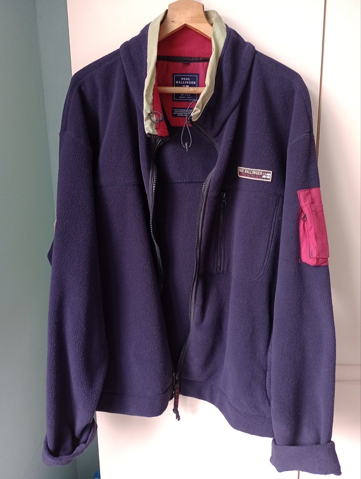 Paul Hallinger Fleece Vest XL - Donkerblauw, Kleding | Heren, Ophalen of Verzenden, Maat 56/58 (XL), Blauw, Paul Hallinger