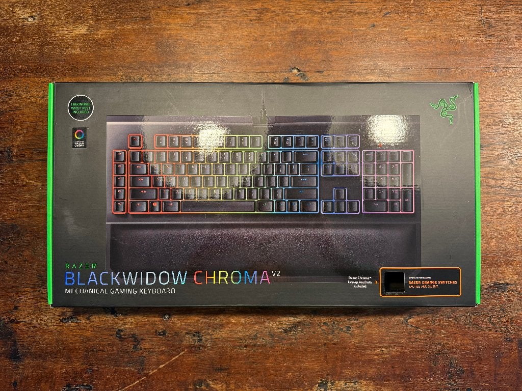 Razer Blackwidow Chroma v2, Computers en Software, Toetsenborden, Gaming toetsenbord, Gebruikt, Verzenden, Razer