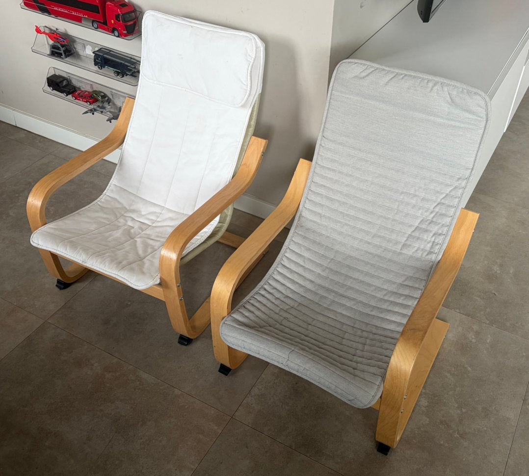 2 Ikea Poäng kinderfauteuils, Ophalen, Gebruikt, Stoel(en)