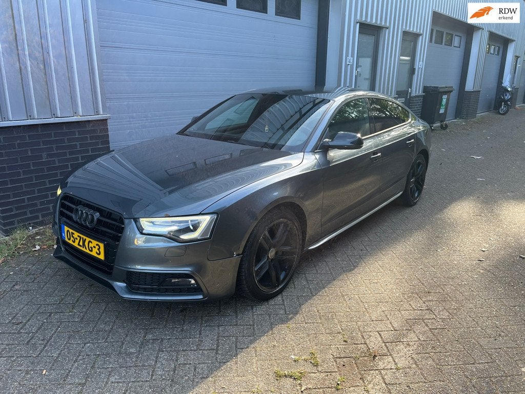 Audi A5 Sportback 1.8 TFSI S Edition! AUTOMAAT! S LINE!, Auto's, Audi, Euro 5, Gebruikt, Zwart, 4 cilinders