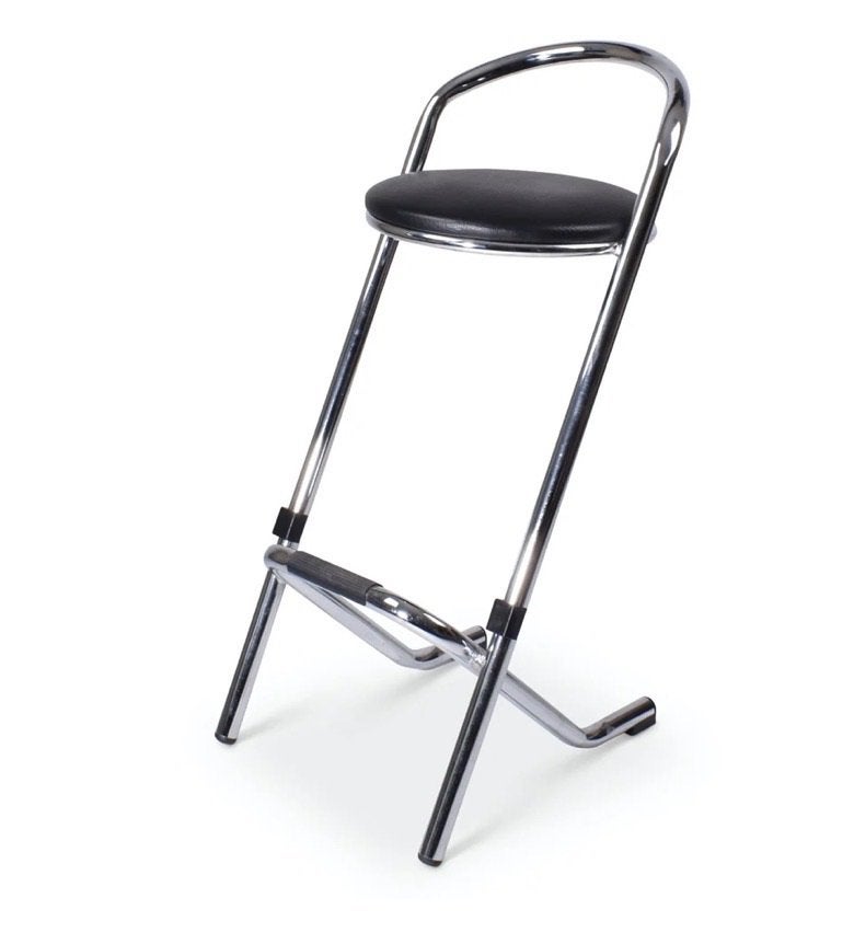 Barstoelen, stapelbaar 4 stuks nieuw, Ophalen, Kunststof, Met voetsteun, 60 tot 90 cm
