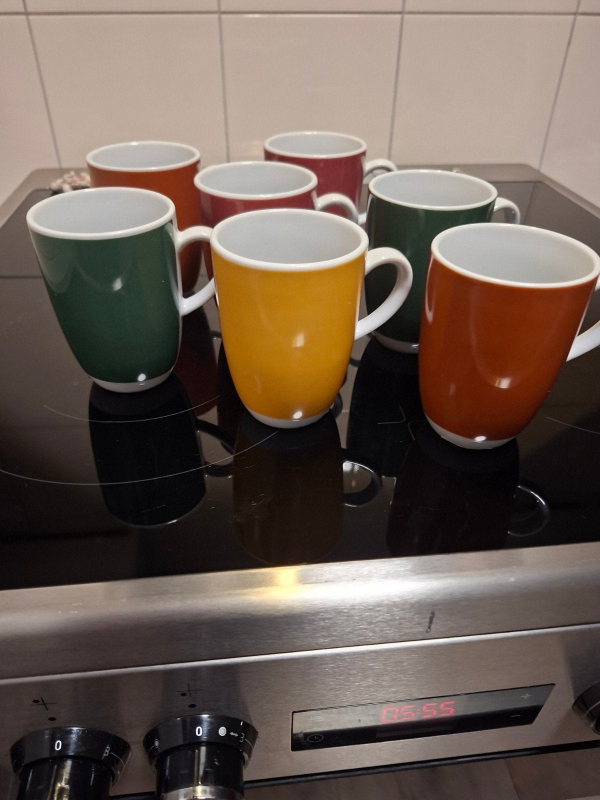 Vintage Wloclawek Mokken Jaren '60 - Puntgaaf en Ongebruikt, Ophalen of Verzenden