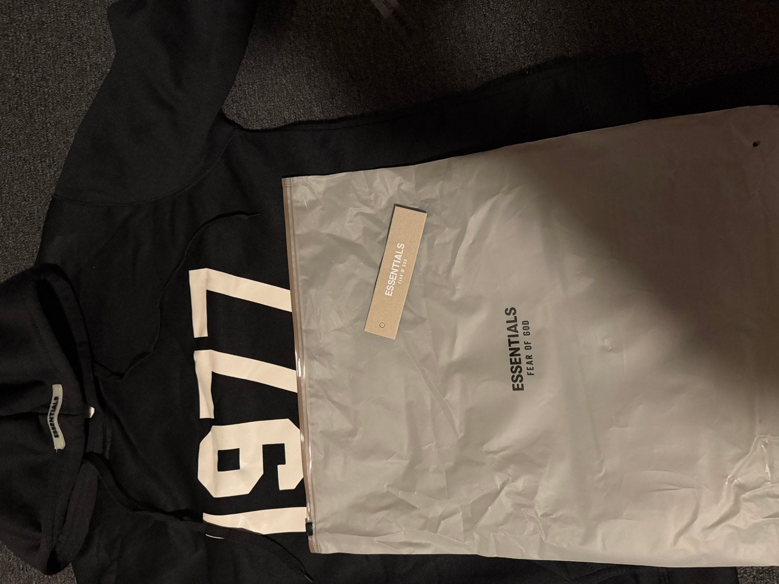 Essentials Fear of God 1977 Trainingspak Zwart, Kleding | Heren, Zwart, Overige maten, Ophalen of Verzenden, Zo goed als nieuw