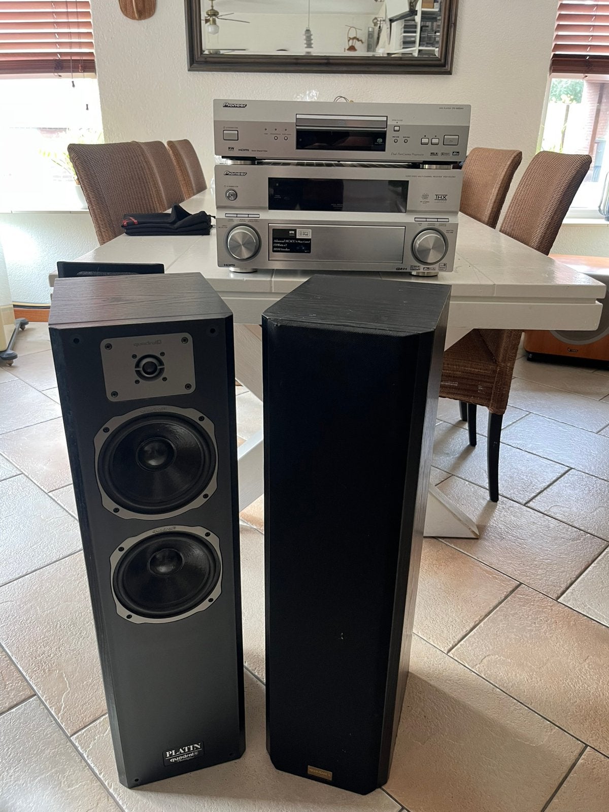 Mooie complete hifi/home-cinema set – Quadral & Pioneer, Ophalen, Gebruikt, Dvd-speler, Overige merken
