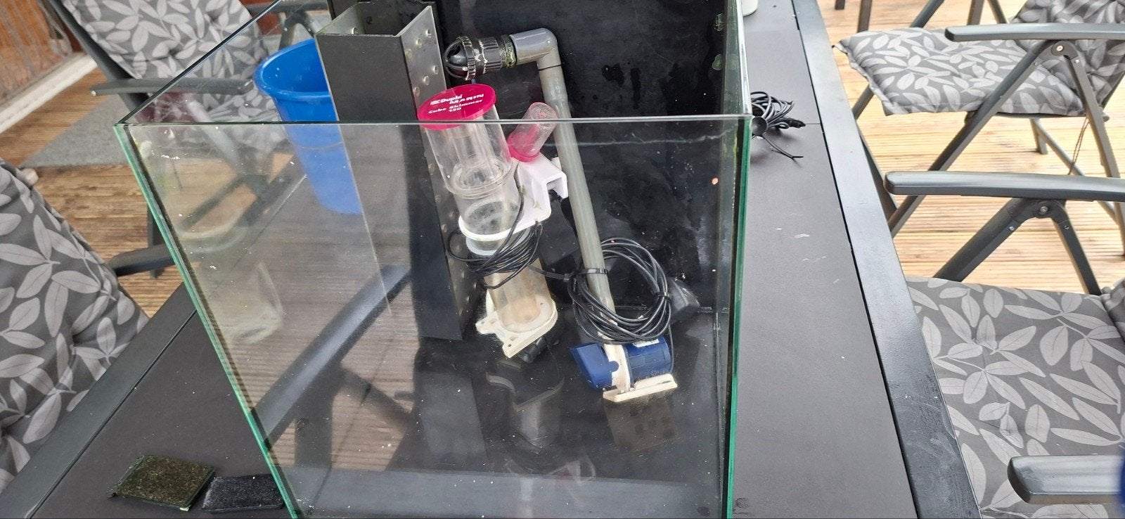 Tmc zeeaqarium 40 ltr, Ophalen, Gebruikt, Overige merken, Leeg aquarium