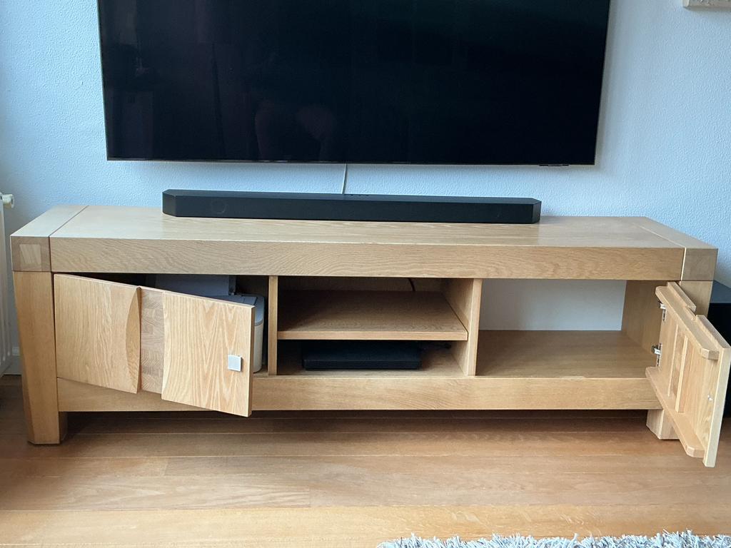 TV meubel, Huis en Inrichting, Kasten | Televisiemeubels, Ophalen, Zo goed als nieuw, 25 tot 50 cm, Minder dan 100 cm