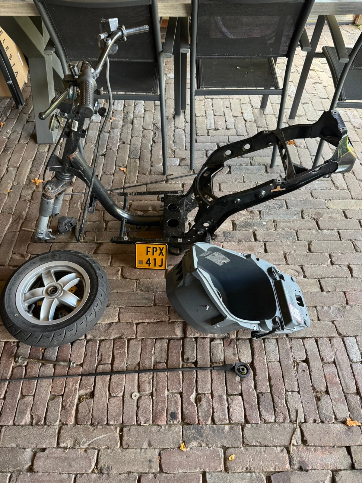 Piaggio zip 2 takt frame - brom, Ophalen, Zo goed als nieuw, Frame, Piaggio