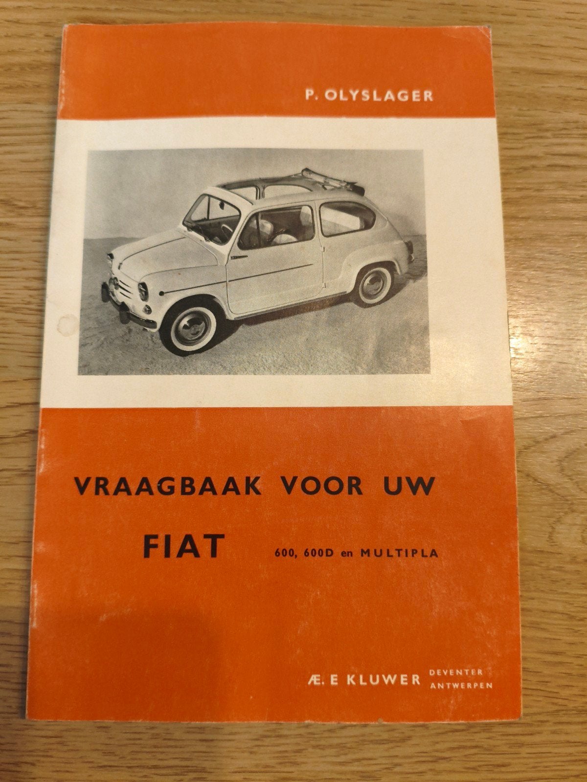 Vraagbaak voor Uw Fiat 600 - Piet Olyslager, Ophalen of Verzenden, Gelezen, Piet Olyslager
