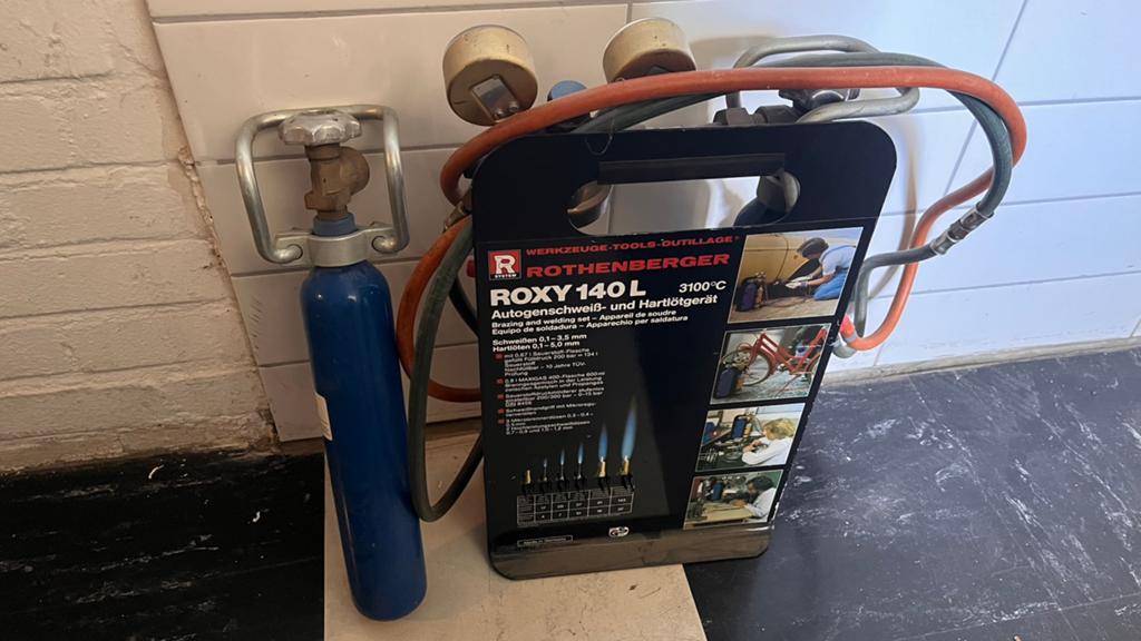 Rothenberger Roxy 140 L Autogeen Lasapparaat, Ophalen, Gebruikt, Minder dan 150 ampère, Overige typen