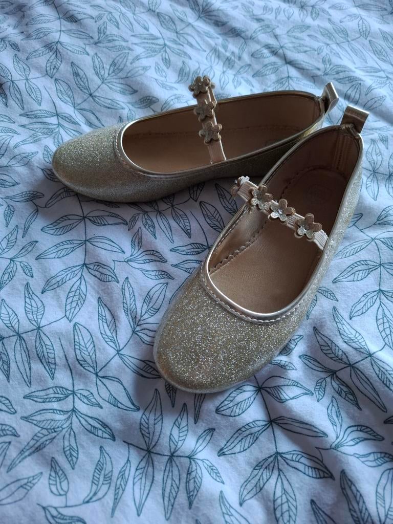 Gouden glitter schoenen maat 32, Ophalen, Zo goed als nieuw, Overige kleuren
