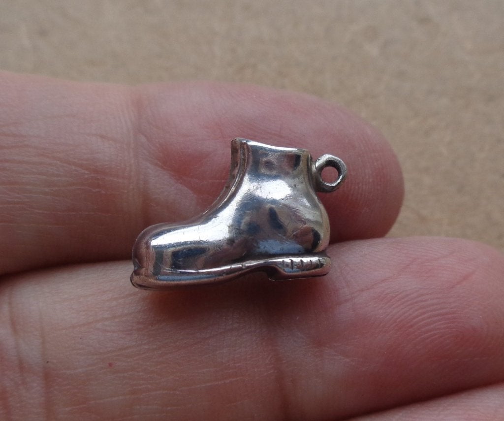 zilveren vintage bedel schoen [164], Overige merken, Verzenden, Zo goed als nieuw, 1 bedel