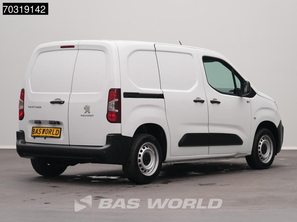 Peugeot Partner 110pk Benzine L1H1 Navi Airco Cruise Parkeer, Stof, Gebruikt, Euro 6, 1199 cc