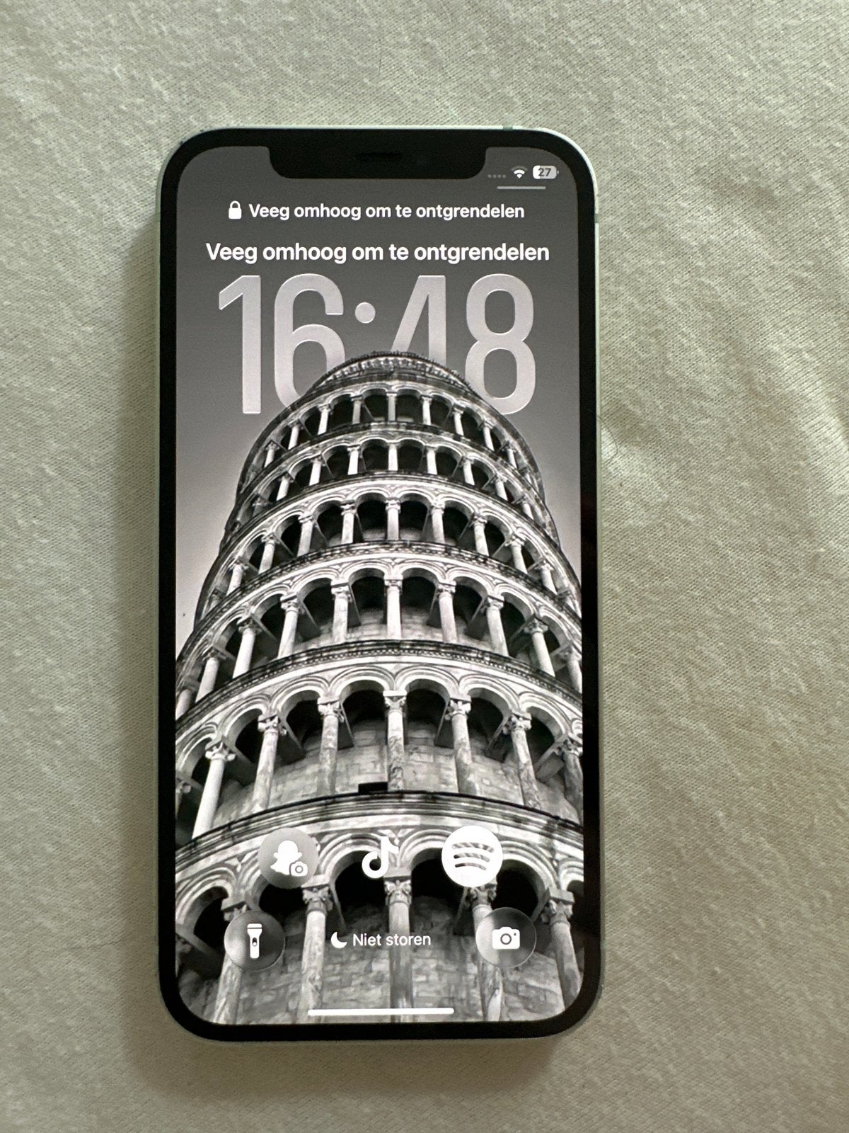 iPhone 12 - Gebarsten achterkant, werkt perfect!, Ophalen, Gebruikt, IPhone 12
