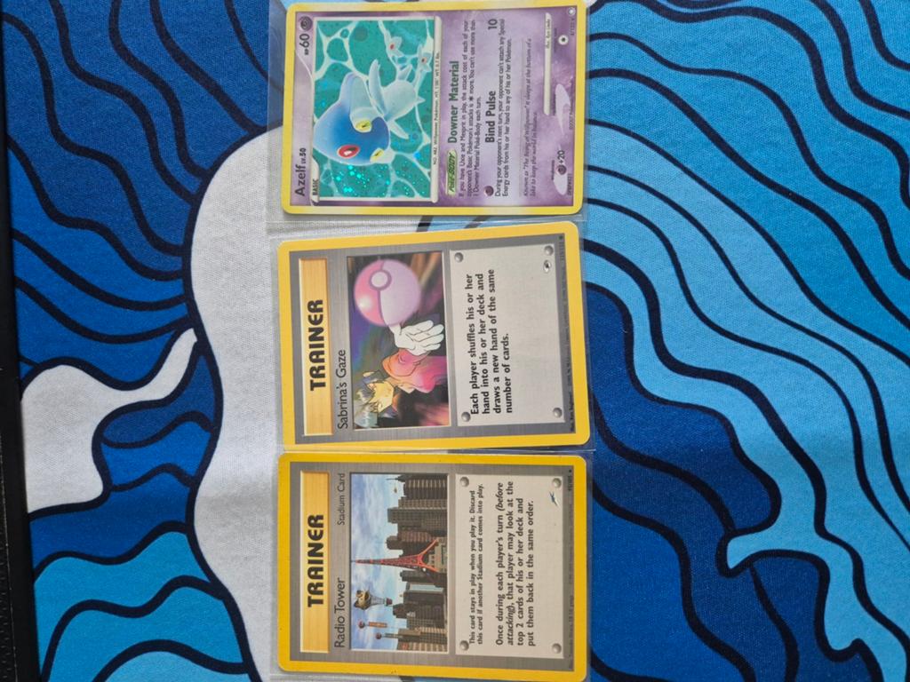 Oude pokemon kaarten met holo, Ophalen of Verzenden, Zo goed als nieuw, Meerdere kaarten