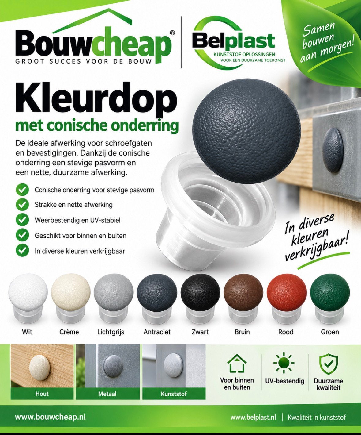 Reklamebord kleurdoppen