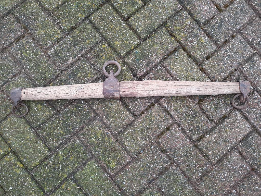 Enkelspan houten juk swingletree, Ophalen of Verzenden