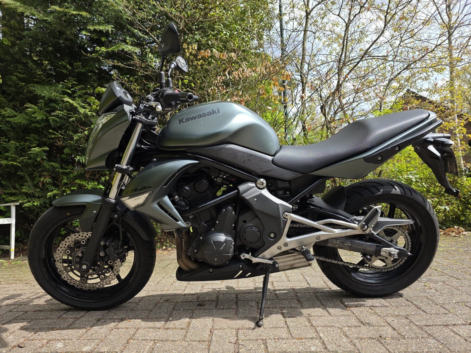 Kawasaki ER6N abs 2009, 2 cilinders, Motorrijbewijs A, Gebruikt, Particulier