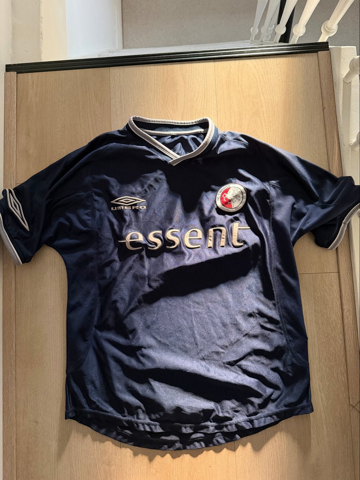 FC Twente uitshirt 2001/2002 - Zo goed als nieuw, Kleding | Heren, Sportkleding, Ophalen, Blauw, Overige maten, Zo goed als nieuw