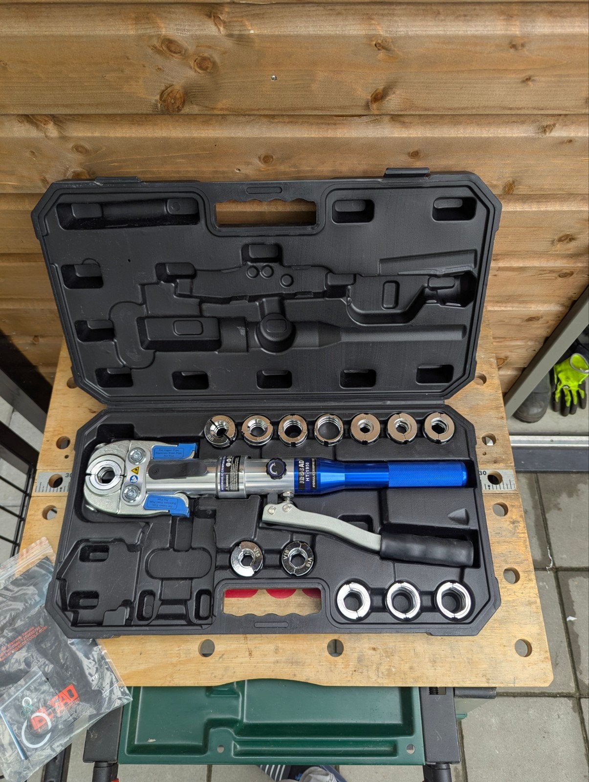 Handmatige (Toppex) perstang met M, V, U en TH profiel!, Doe-het-zelf en Verbouw, Gereedschap | Handgereedschap, Ophalen of Verzenden