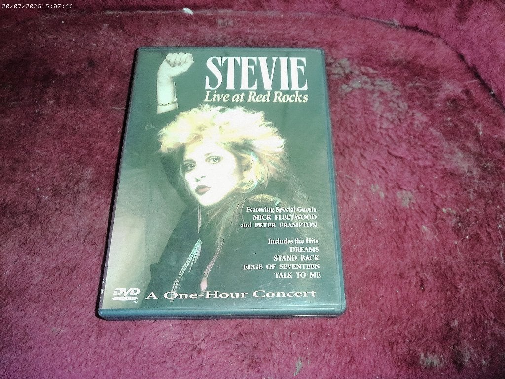 DVD Stevie Nicks Live at Red Rocks, Engels, Alle leeftijden, Ophalen of Verzenden, Zo goed als nieuw