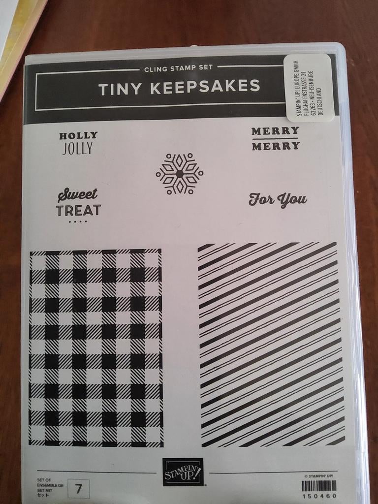 Stampin' Up! Tiny Keepsakes Cling Stempelset, Ophalen of Verzenden, Nieuw, EZ-mounted stempel