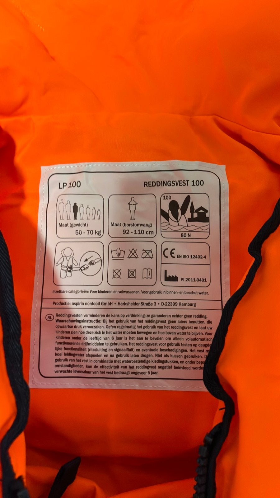 Zwemvest nieuw maat zie label, Watersport en Boten, Watersportkleding, Ophalen, Zo goed als nieuw, Kind, Reddingsvest of Zwemvest