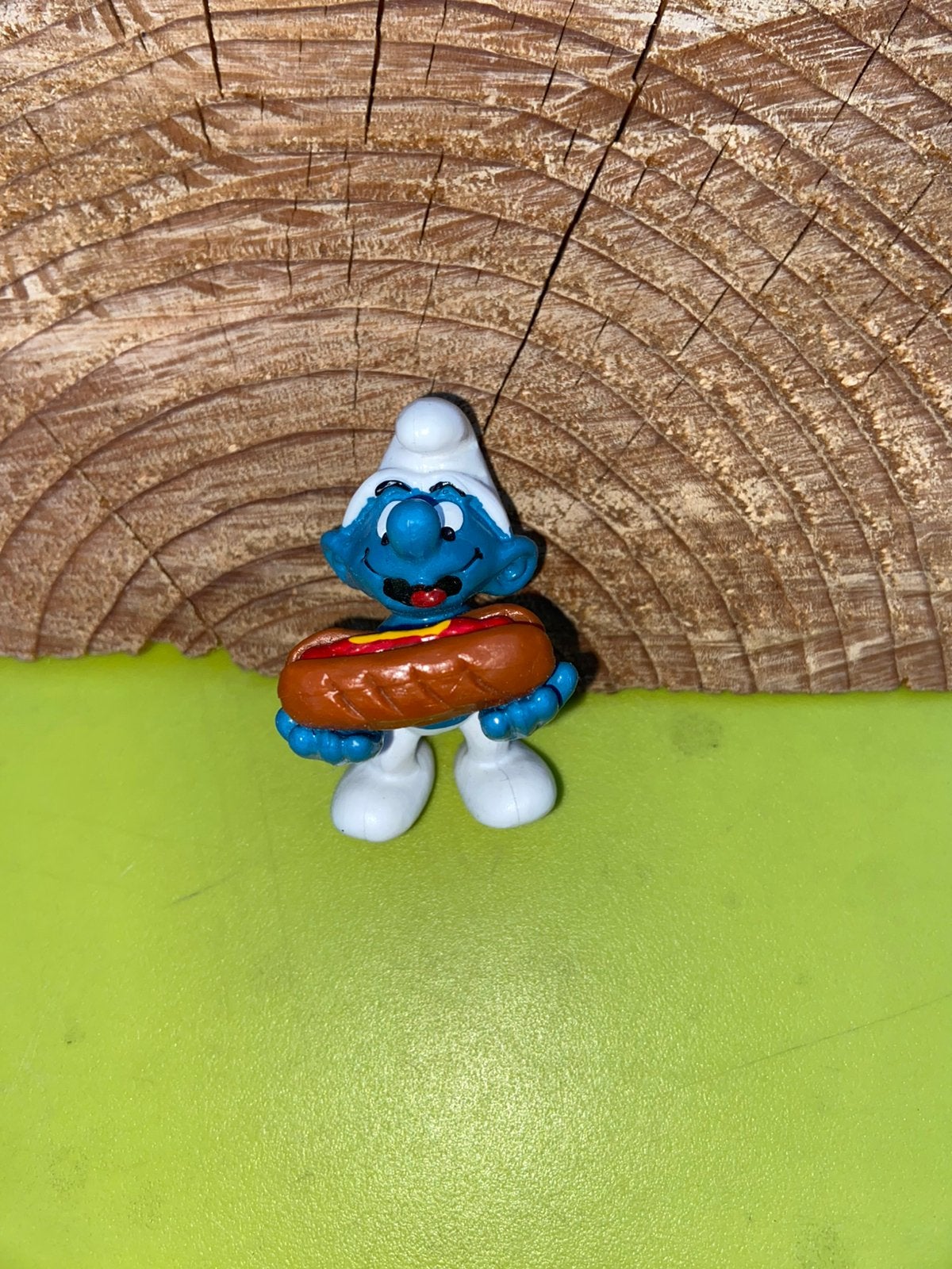 Smurfen smurf met hotdog, Verzamelen, Ophalen of Verzenden, Zo goed als nieuw