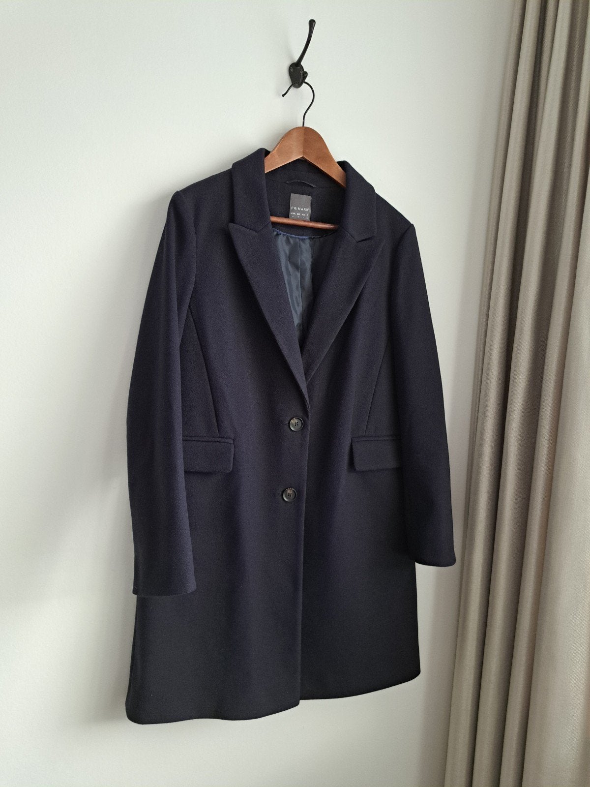 Primark donkerblauwe jas - Maat M, Maat 38/40 (M), Ophalen of Verzenden, Zo goed als nieuw, Primark
