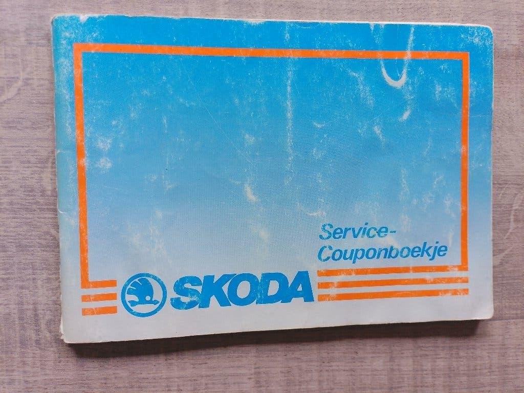 Instructieboekje en serviceboekje Skoda 105 120 130 + Coupé, Ophalen of Verzenden