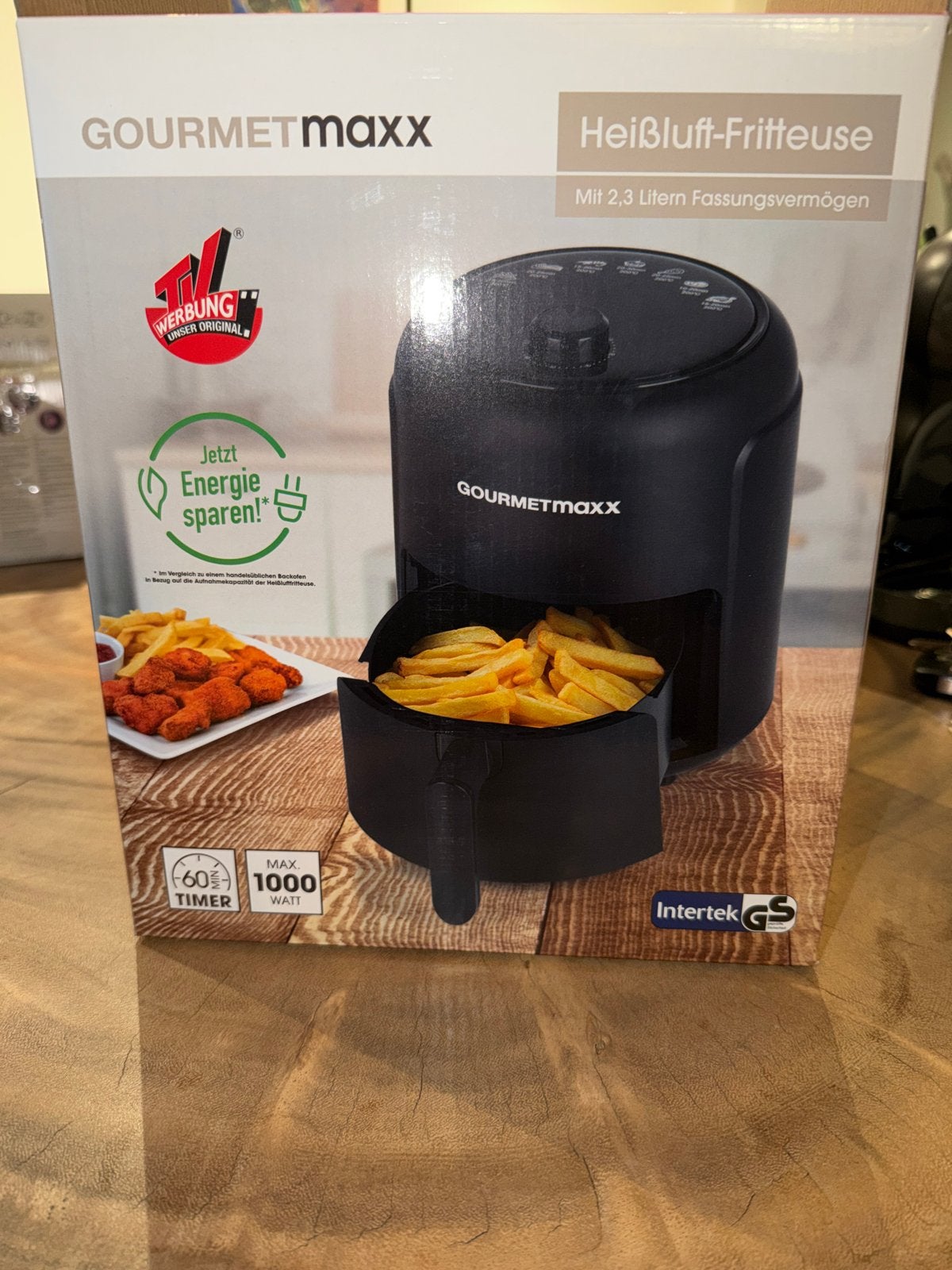 Gourmetmaxx Heteluchtfriteuse - 2.3L, 1000W, Ophalen of Verzenden, Zo goed als nieuw, Airfryer, Minder dan 750 gram