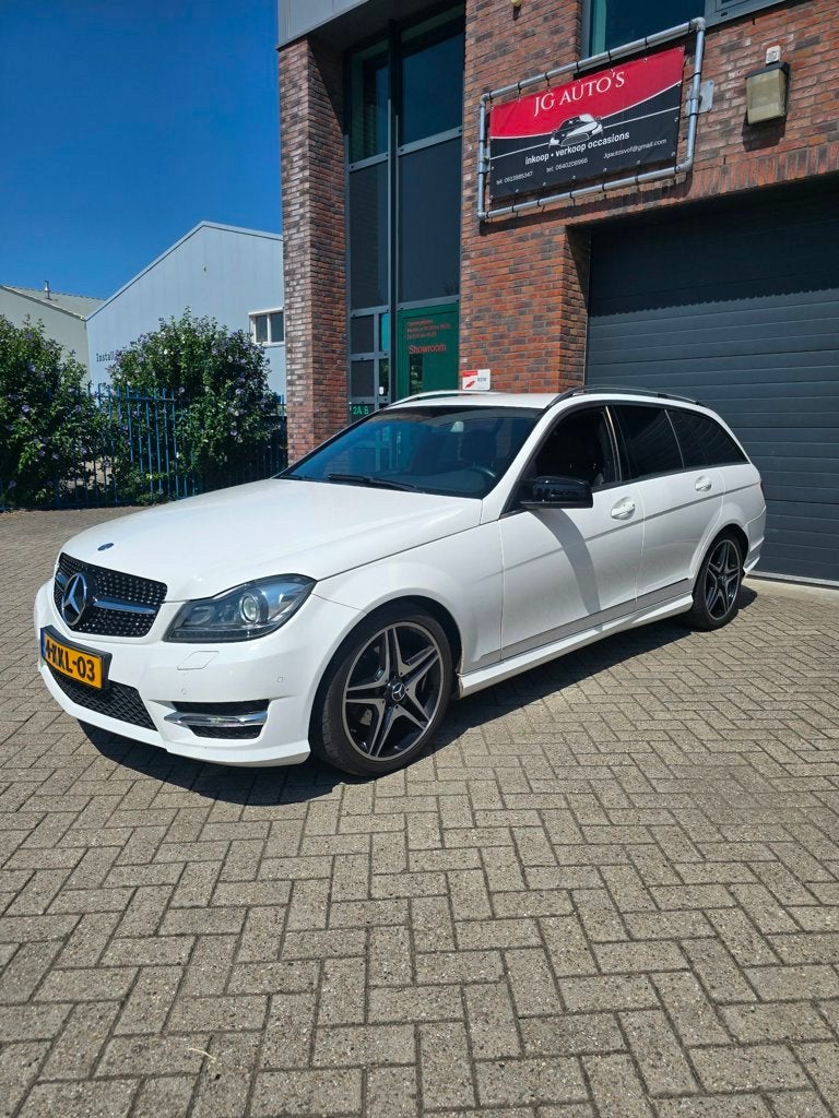 Mercedes-Benz C-klasse Estate 180 Avantgarde AUTOMAAT amg pa, Auto's, Automaat, Euro 5, Achterwielaandrijving, 1445 kg