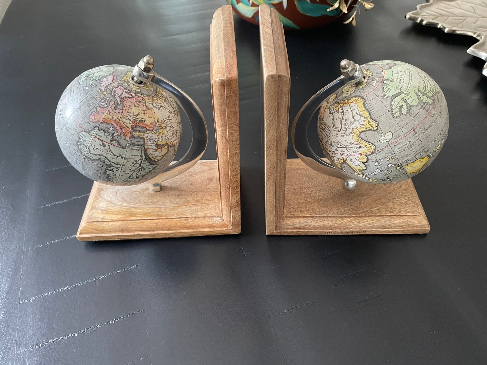 Riviera Maison boekensteun Globe, Ophalen of Verzenden, Zo goed als nieuw