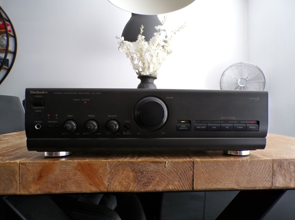 mooie Technics New Class A versterker SU-V500, Overige merken, Gebruikt, Ophalen of Verzenden, 60 tot 120 watt