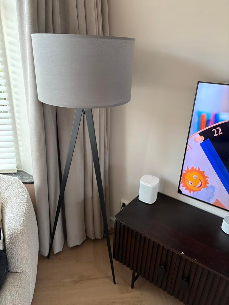 Zuiver Vloerlamp Zwart/Grijs, Ophalen, Gebruikt, 150 tot 200 cm