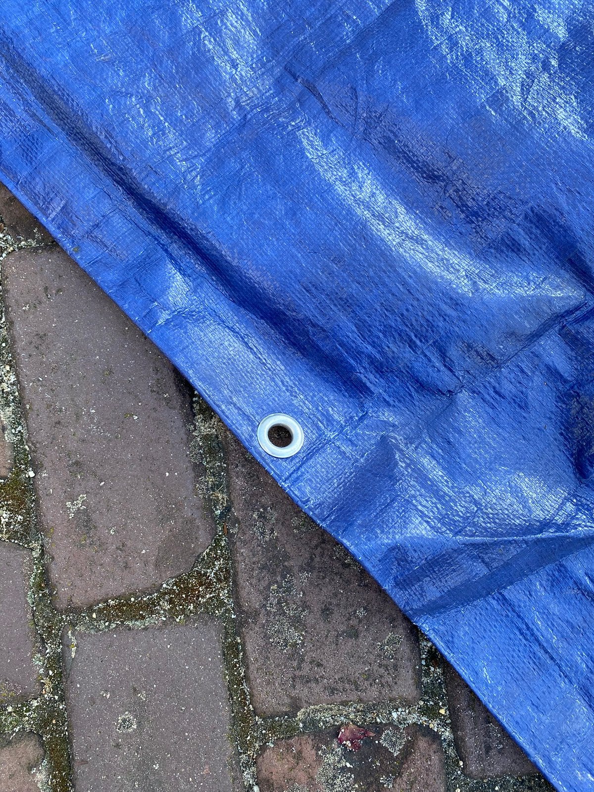 Bijna nieuw dekzeil van 4x6 meter met ogen, Ophalen, Zo goed als nieuw, 15 m² of meer, Zeil