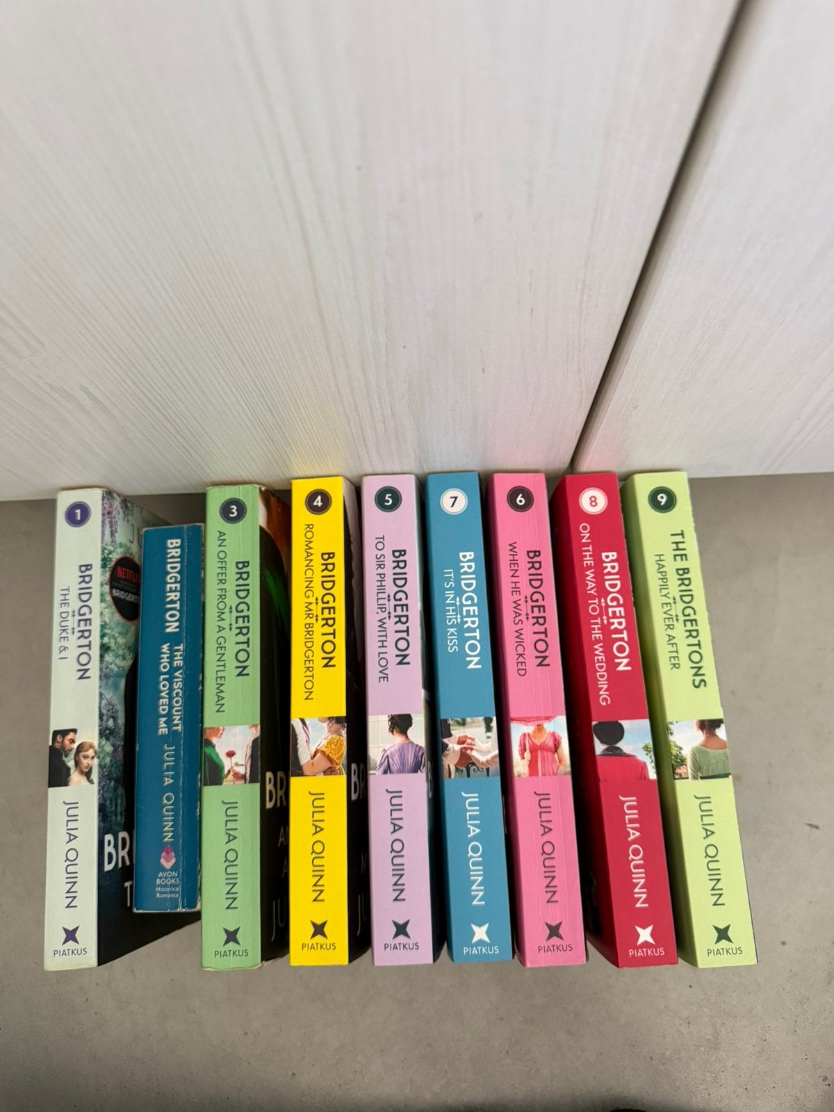 Bridgertons boekenserie (9 stuks9, Ophalen of Verzenden, Zo goed als nieuw