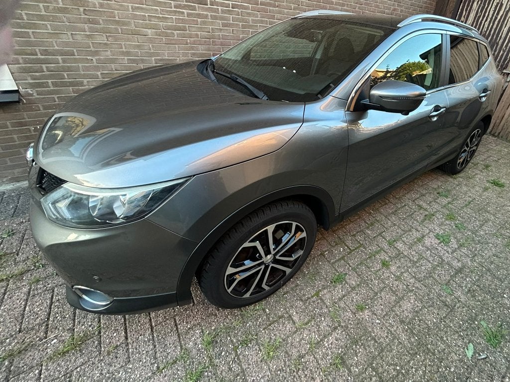 Nissan Qashqai 1.2 Dig-t 2016Grijs met gereviseerd motorblok, Auto's, Voorwielaandrijving, Stof, 4 cilinders, Origineel Nederlands