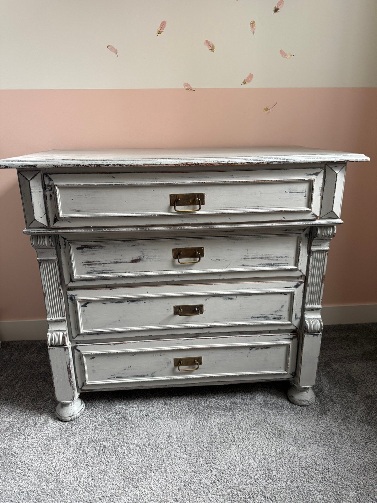 Ladekast/commode, Ophalen, 50 tot 100 cm, Zo goed als nieuw, 3 of 4 laden
