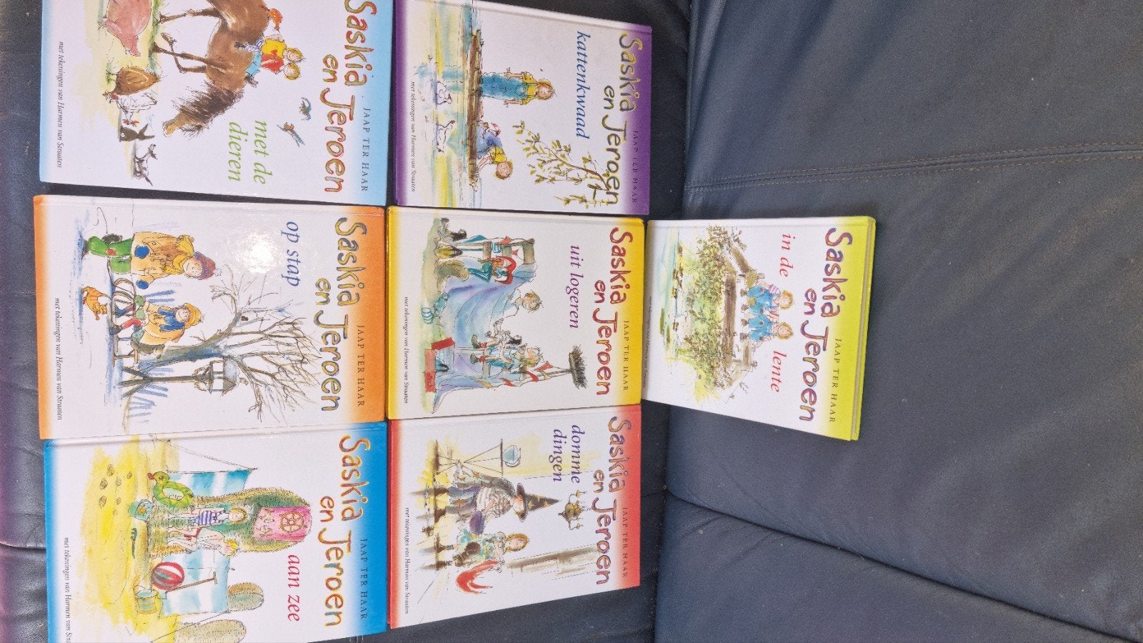 Saskia en Jeroen boekenreeks - 7 delen, Ophalen of Verzenden, Zo goed als nieuw, Jaap ter Haar, Fictie algemeen