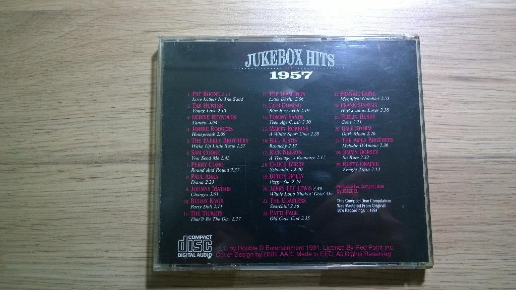 jukebox hits 1956 en 1957, Cd's en Dvd's, Cd's | Verzamelalbums, Ophalen, Gebruikt, Pop