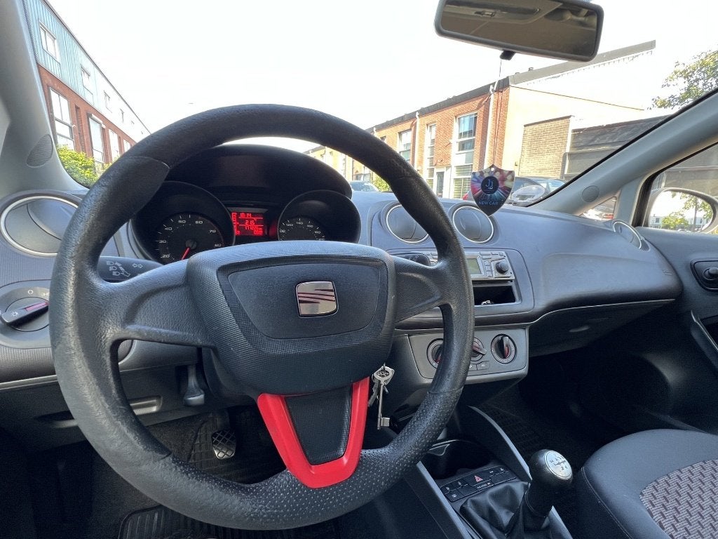 Seat Ibiza 1.2 51KW 3DRS 2009 Zwart, Auto's, Seat, Voorwielaandrijving, 31 €/maand, 1198 cc, Handgeschakeld